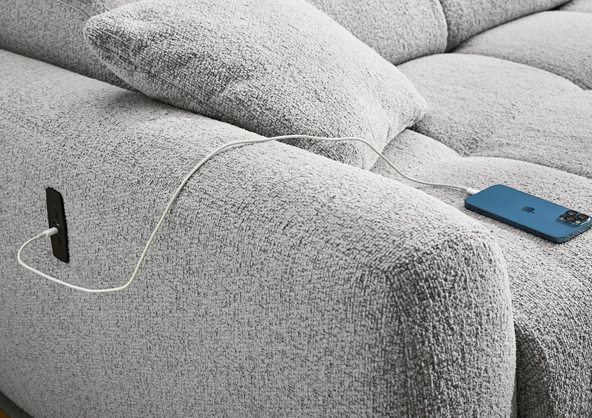 Detailbild USB A und USB C Anschluss